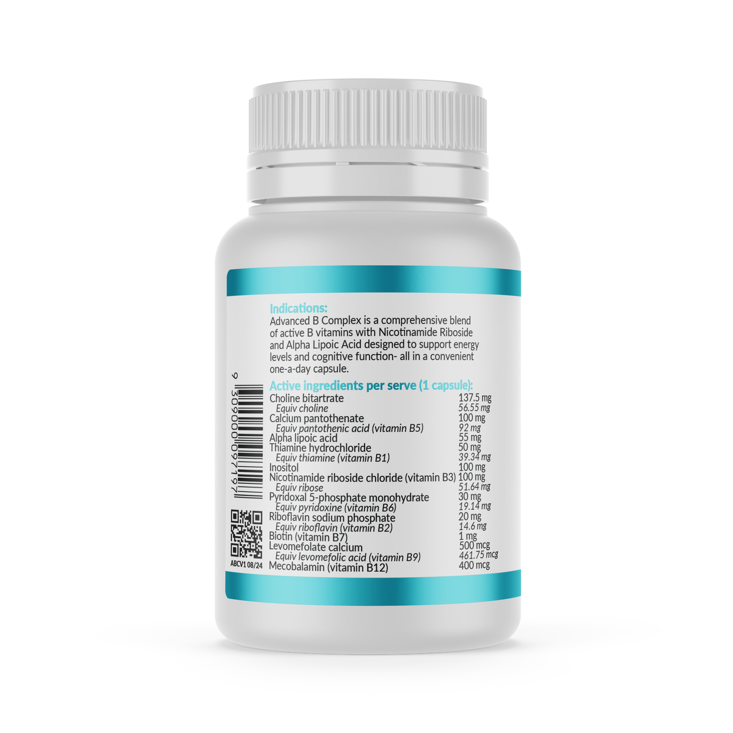 Advanced B Complex - 60 Capsules