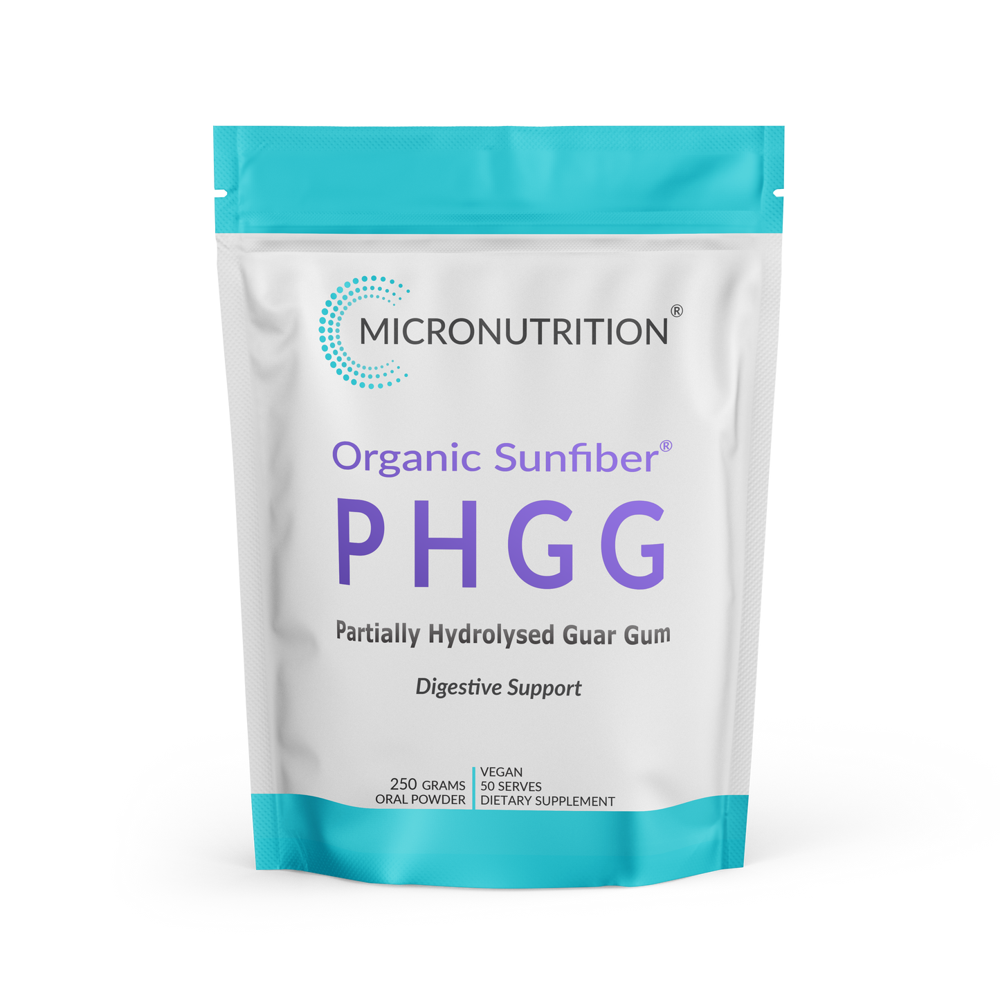 Organic Sunfiber® PHGG (Partially Hydrolysed Guar Gum) - 250g