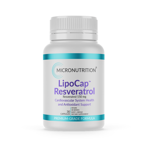 LipoCap® Resveratrol - 30 Capsules