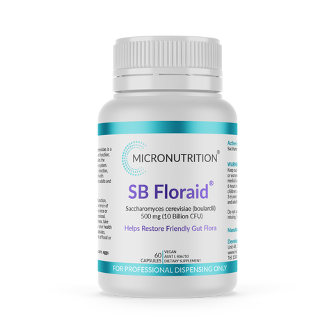 SB Floraid® (Saccharomyces boulardii) - 60 Capsules