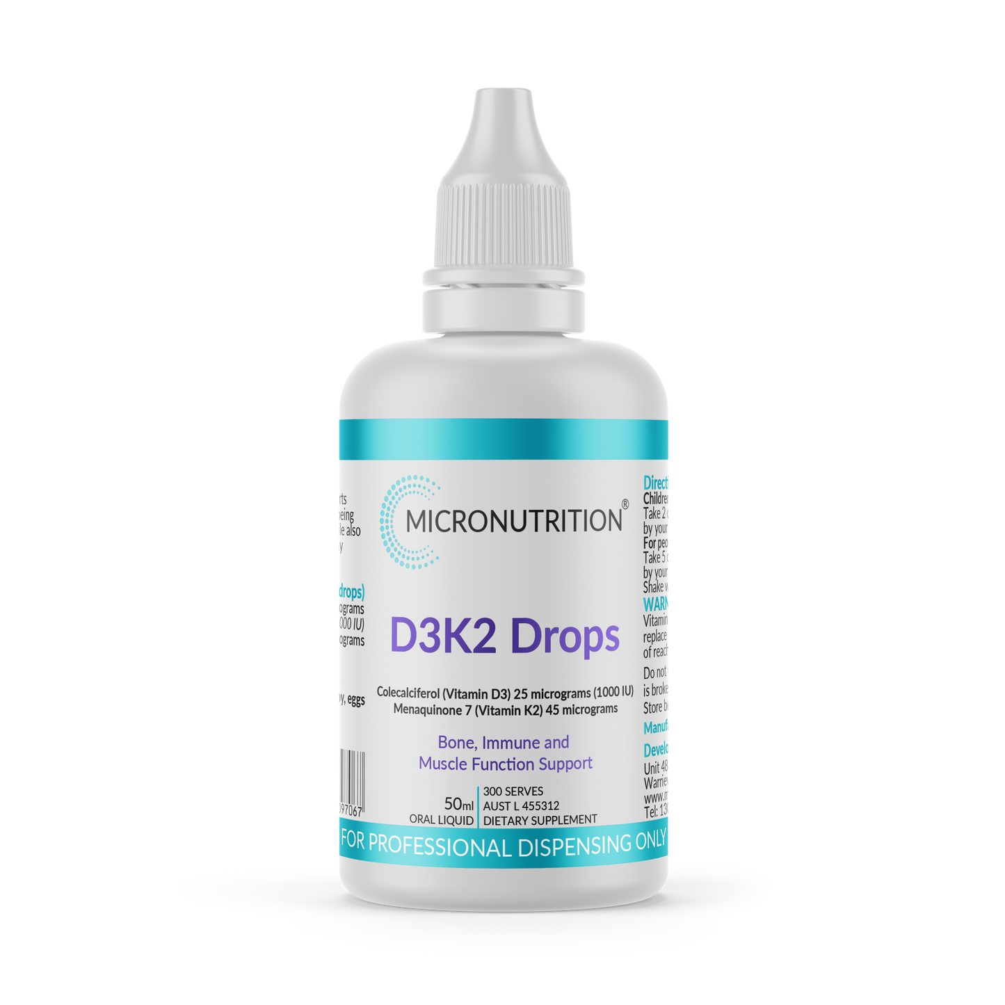 D3K2 Drops - 50ml