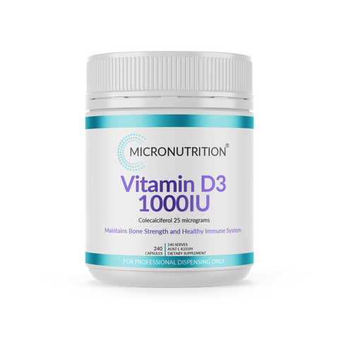 Vitamin D3 1000IU - 240 Capsules